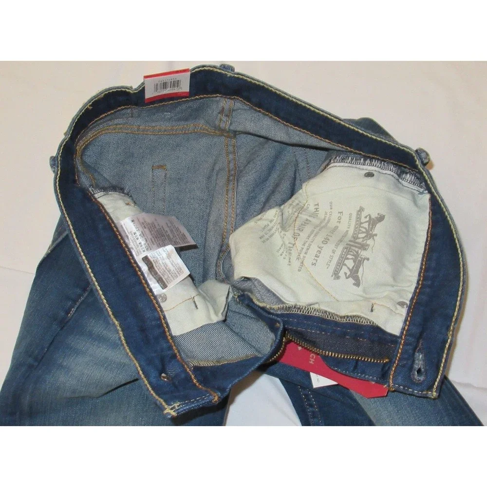 NWT Mens Levis 511 Slim Torrey Pine Stretch Denim 045111933 Blue Jeans 29/30 - Picture 7 of 8